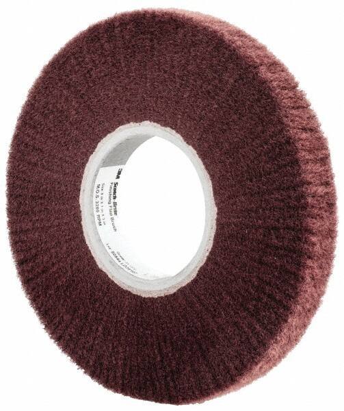 3M - 8" Diam Aluminum Oxide Finishing Flap Wheel - 3" Hole, 1" Wide, Density 3, Nonwoven, Very Fine Grade, 3,200 Max RPM - Industrial Tool & Supply