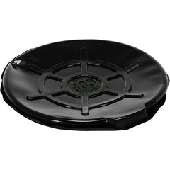 Vestil - Round Polyethylene Open Head Drum Cover for 55 Gallon Container - 25" Wide - Industrial Tool & Supply