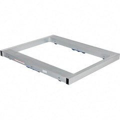 Vestil - 8,000 Lb Capacity Aluminum Pallet Dolly - 48" Long x 40" Wide x 4-1/4" High, 3" Wheels - Industrial Tool & Supply