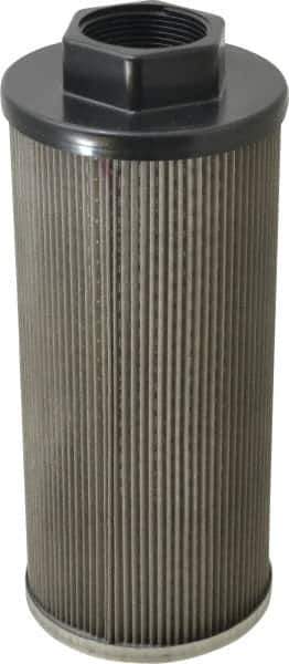Flow Ezy Filters - 100 Mesh, 189 LPM, 50 GPM, 4.2" Diam, Female Suction Strainer without Bypass - 1-1/2 Port NPT, 9.8" Long - Industrial Tool & Supply