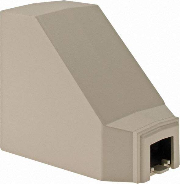 Hubbell Wiring Device-Kellems - 3.9 Inch Long x 2.29 Inch Wide x 3.31 Inch High, Raceway Fitting - White, For Use with Nonmetallic PlugTrak Raceways, PL1 LANTrak and PP1 PremiseTrak Latching Raceways - Industrial Tool & Supply
