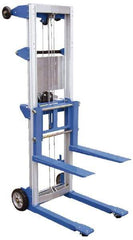 Vestil - 400 Lb Capacity, 97" Lift Height, Standard Base Manually Operated Lift - Industrial Tool & Supply