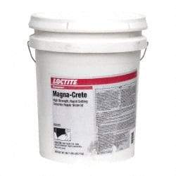 Loctite - 5 Gal Pail Gray Magnesium Phosphate Filler/Repair Caulk - 2000°F Max Operating Temp, 10 min Tack Free Dry Time, 1 to 2 hr Full Cure Time, Series 135 - Industrial Tool & Supply
