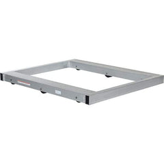 Vestil - 4,000 Lb Capacity Aluminum Pallet Dolly - 48" Long x 40" Wide x 4-1/4" High, 3" Wheels - Industrial Tool & Supply