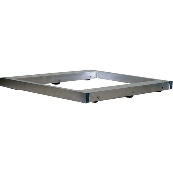Vestil - 4,000 Lb Capacity Aluminum Pallet Dolly - 48" Long x 40" Wide x 4-1/4" High, 3" Wheels - Industrial Tool & Supply