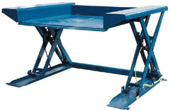 Vestil - 4,000 Lb Capacity Ground Scissor Lift Table - 1/2" Lift Height, 50" Platform Length x 52" Platform Width - Industrial Tool & Supply
