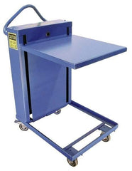 Vestil - 230 Lb Capacity Portable Spring Elevating Cart - 11" Lift Height, 20" Platform Length x 20" Platform Width - Industrial Tool & Supply