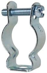 Cooper B-Line - Steel Rigid/EMT Conduit Hanger with Bolt - 3/4" EMT, 3/4" Rigid, 1/4" Rod, Zinc Plated Finish - Industrial Tool & Supply