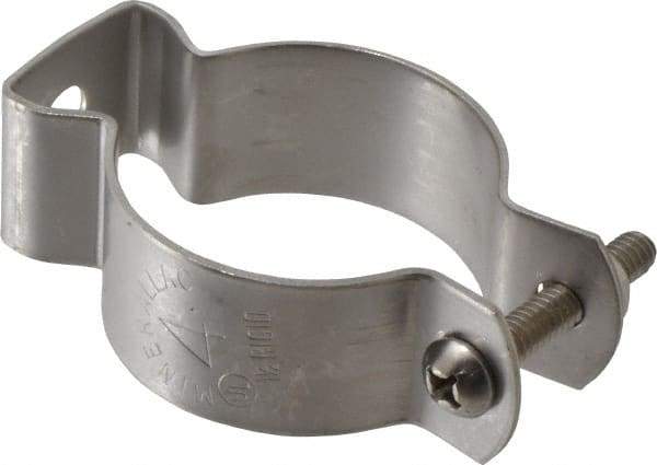 Cooper B-Line - Stainless Steel Rigid Conduit Hanger with Bolt - 1-1/2" Rigid, 5/16" Rod - Industrial Tool & Supply