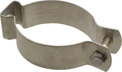 Cooper B-Line - Stainless Steel Rigid/EMT Conduit Hanger with Bolt - 4" EMT, 4" Rigid, 5/16" Rod - Industrial Tool & Supply