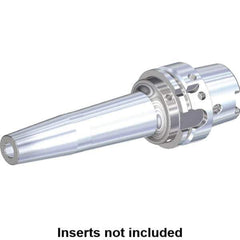 Kennametal - 5/8" Hole Diam, HSK63A Taper Shank Shrink Fit Tool Holder & Adapter - 119.89mm Projection, 26.92mm Nose Diam, 1.54" Clamping Depth, 25,000 RPM, Through Coolant - Exact Industrial Supply