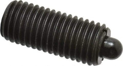 Vlier - 3/4-10, 1-3/4" Thread Length, 5/16" Plunger Projection, Steel Threaded Spring Plunger - 0.373 - 0.374" Max Plunger Diam, 1-3/4" Plunger Length, 6.7 Lb Init End Force, 37.3 Lb Final End Force - Industrial Tool & Supply