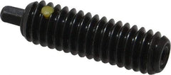 Vlier - 5/16-18, 1" Thread Length, 3/16" Plunger Projection, Steel Threaded Spring Plunger - 1/8 (Hex)" Max Plunger Diam, 1" Plunger Length, 3 Lb Init End Force, 15 Lb Final End Force, 1/8" Hex - Industrial Tool & Supply