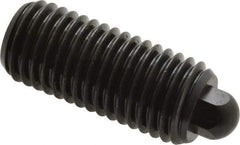 Vlier - 3/4-10, 1-3/4" Thread Length, 5/16" Plunger Projection, Steel Threaded Spring Plunger - 3/8 (Hex)" Max Plunger Diam, 1-3/4" Plunger Length, 6.7 Lb Init End Force, 37.3 Lb Final End Force, 3/8" Hex - Industrial Tool & Supply