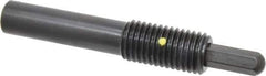 Vlier - 3/4-10, 1-1/2" Thread Length, 1" Plunger Projection, Steel Threaded Spring Plunger - 0.3800 (Hex)" Max Plunger Diam, Long, 5.25" Plunger Length, 4 Lb Init End Force, 35 Lb Final End Force, 0.38" Hex - Industrial Tool & Supply