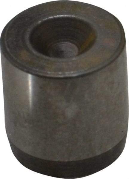 Vlier - 1/2-13 Thread, 7/16" OD, 1/2" OAL, Ball Button & Detent - 0.241" ID, Stainless Steel - Industrial Tool & Supply