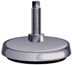 Barrymount - Stud Mount Leveling Pad & Mount - 100 Max Lb Capacity, 2" Base Diam - Industrial Tool & Supply