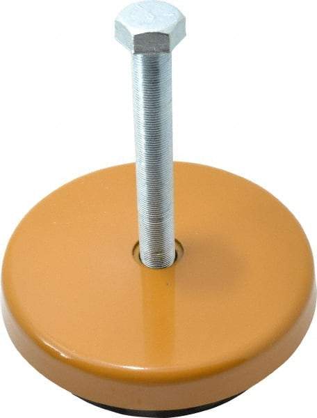 Barrymount - Stud Mount Leveling Pad & Mount - 13,000 Max Lb Capacity, 9" Base Diam - Industrial Tool & Supply