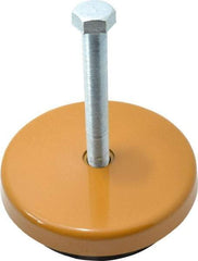 Barrymount - Stud Mount Leveling Pad & Mount - 13,000 Max Lb Capacity, 9" Base Diam - Industrial Tool & Supply