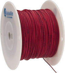 Alpha Wire - 22 AWG, 7 Strand, 305 m OAL, Tinned Copper Hook Up Wire - Red PVC Jacket, 0.062" Diam - Industrial Tool & Supply