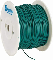 Alpha Wire - 18 AWG, 1 Strand, 305 m OAL, Tinned Copper Hook Up Wire - Green PVC Jacket, 0.072" Diam - Industrial Tool & Supply