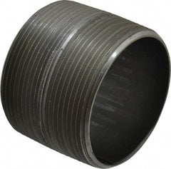 B&K Mueller - Schedule 40, 3" Diam x 2-5/8" Long Steel Black Pipe Nipple - Threaded - Industrial Tool & Supply