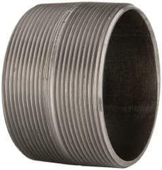 B&K Mueller - Schedule 40, 4" Diam x 2-7/8" Long Steel Black Pipe Nipple - Threaded - Industrial Tool & Supply