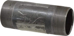 B&K Mueller - Schedule 40, 2" Diam x 5-1/2" Long Steel Black Pipe Nipple - Threaded - Industrial Tool & Supply