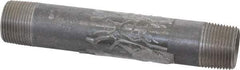B&K Mueller - Schedule 40, 1" Diam x 7" Long Steel Black Pipe Nipple - Threaded - Industrial Tool & Supply