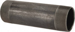 B&K Mueller - Schedule 40, 2" Diam x 7" Long Steel Black Pipe Nipple - Threaded - Industrial Tool & Supply