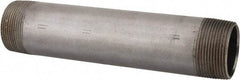 B&K Mueller - Schedule 40, 1-1/2" Diam x 8" Long Steel Black Pipe Nipple - Threaded - Industrial Tool & Supply