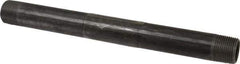 B&K Mueller - Schedule 40, 3/4" Diam x 10" Long Steel Black Pipe Nipple - Threaded - Industrial Tool & Supply