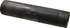 B&K Mueller - Schedule 40, 2" Diam x 10" Long Steel Black Pipe Nipple - Threaded - Industrial Tool & Supply