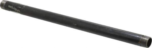 B&K Mueller - Schedule 40, 3/4" Diam x 18" Long Steel Black Pipe Nipple - Threaded - Industrial Tool & Supply