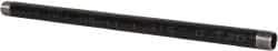 B&K Mueller - Schedule 40, 1" Diam x 24" Long Steel Black Pipe Nipple - Threaded - Industrial Tool & Supply
