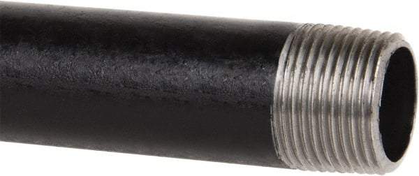 B&K Mueller - Schedule 40, 3/4" Diam x 30" Long Steel Black Pipe Nipple - Threaded - Industrial Tool & Supply