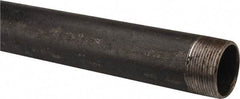 B&K Mueller - Schedule 40, 1-1/2" Diam x 36" Long Steel Black Pipe Nipple - Threaded - Industrial Tool & Supply