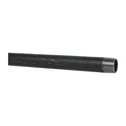 B&K Mueller - Schedule 40, 3/4" Diam x 48" Long Steel Black Pipe Nipple - Threaded - Industrial Tool & Supply
