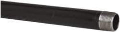 B&K Mueller - Schedule 40, 1" Diam x 48" Long Steel Black Pipe Nipple - Threaded - Industrial Tool & Supply