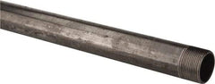 B&K Mueller - Schedule 40, 1-1/4" Diam x 48" Long Steel Black Pipe Nipple - Threaded - Industrial Tool & Supply