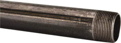 B&K Mueller - Schedule 40, 1-1/4" Diam x 60" Long Steel Black Pipe Nipple - Threaded - Industrial Tool & Supply