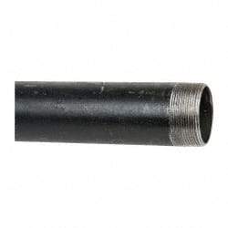 B&K Mueller - Schedule 40, 2" Diam x 60" Long Steel Black Pipe Nipple - Threaded - Industrial Tool & Supply