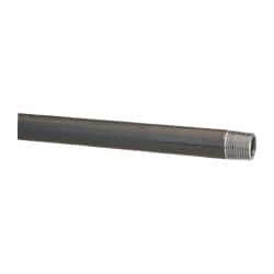 B&K Mueller - Schedule 40, 3/4" Diam x 72" Long Steel Black Pipe Nipple - Threaded - Industrial Tool & Supply