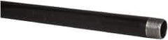 B&K Mueller - Schedule 40, 1" Diam x 72" Long Steel Black Pipe Nipple - Threaded - Industrial Tool & Supply