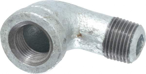 B&K Mueller - Class 150, 3/8" Galvanized Pipe 90° Street Elbow - Threaded, Malleable Iron - Industrial Tool & Supply