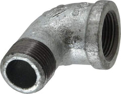 Value Collection - Class 150, 3/4" Galvanized Pipe 90° Street Elbow - Threaded, Malleable Iron - Industrial Tool & Supply