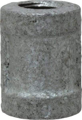 B&K Mueller - Class 150, 1/8" Galvanized Pipe Coupling (Right Hand) - Threaded, Malleable Iron - Industrial Tool & Supply