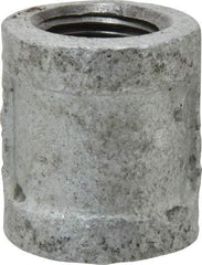 B&K Mueller - Class 150, 3/8" Galvanized Pipe Coupling (Right Hand) - Threaded, Malleable Iron - Industrial Tool & Supply