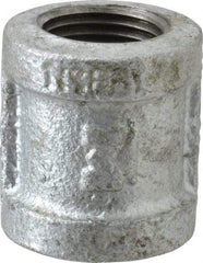 B&K Mueller - Class 150, 1/2" Galvanized Pipe Coupling (Right Hand) - Threaded, Malleable Iron - Industrial Tool & Supply