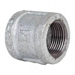 B&K Mueller - Class 150, 1" Galvanized Pipe Coupling (Right Hand) - Threaded, Malleable Iron - Industrial Tool & Supply